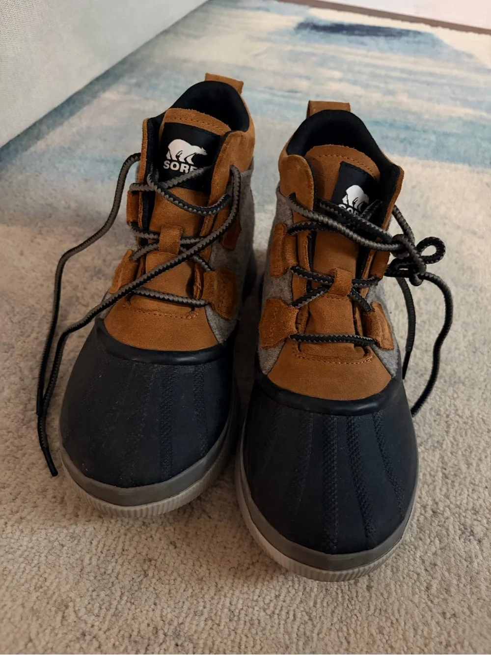 SOREL Women’s Felt & Suede Mid-Top, Waterproof shoes in Brown and Gray